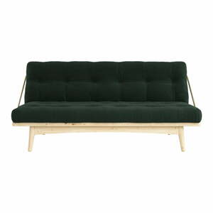 Folk Raw/Dark Green variálható kordbársony kanapé - Karup Design