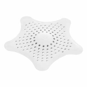 Starfish fehér szilikonos fürdőkád lefolyóvédő - Umbra