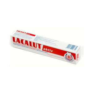 Lacalut Aktiv fogkrém, 3 x 75 ml