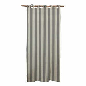 Cortina Hogar Grey Stripes szürke függöny - Really Nice Things