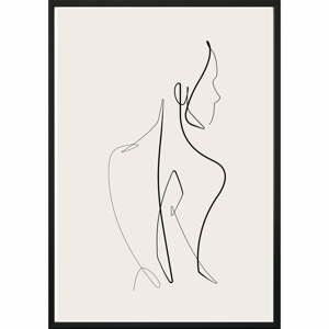 Keretezett poszter 40x50 cm Sketchline Naked – DecoKing