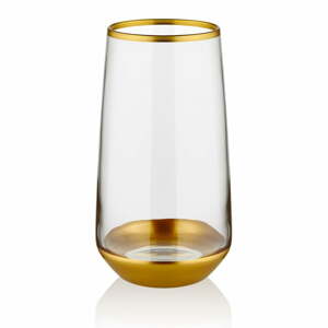 Glam Gold 6 db-os pohár készlet, 380 ml - Mia