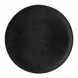 Neri fekete agyagkerámia tányér, ø 23 cm - Bloomingville