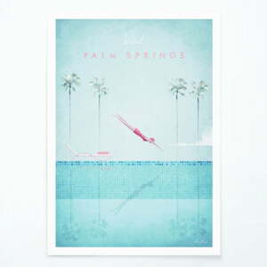 Poszter Palm Springs, 50x70 cm - Travelposter