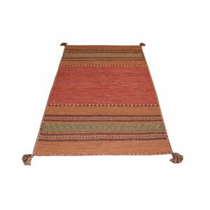 Antique Kilim narancssárga pamutszőnyeg, 70 x 140 cm - Webtappeti