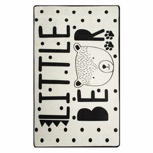 Bear fekete-fehér csúszásgátlós gyerekszőnyeg, 100 x 160 cm Conceptum Hypnose