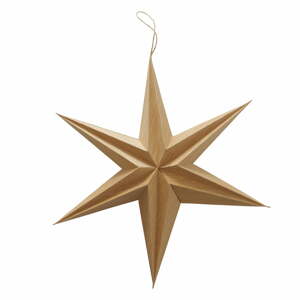 Kassia csillag alakú karácsonyi papír függődísz, ø 40 cm - Boltze