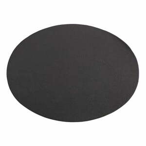 Troja fekete műbőr tányéralátét, 33 x 45 cm - ZicZac