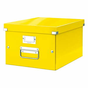 Universal sárga tárolódoboz, hossz 37 cm Click&Store - Leitz