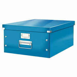 Universal kék tárolódoboz, hossz 48 cm Click&Store - Leitz