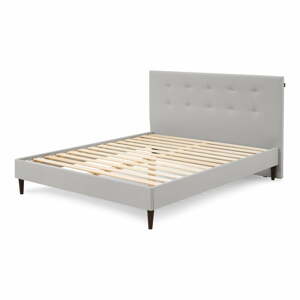 Rory Dark szürke kétszemélyes ágy, 160 x 200 cm - Bobochic Paris