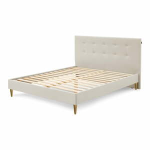 Rory Light bézs kétszemélyes ágy, 160 x 200 cm - Bobochic Paris