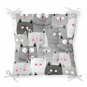 Gray Cats székpárna, 40 x 40 cm - Minimalist Cushion Covers