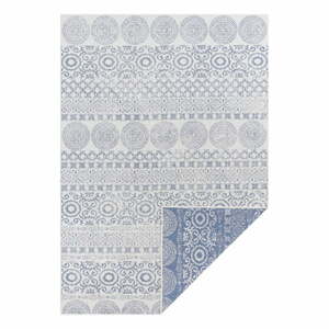 Circle kék-fehér kültéri szőnyeg, 160x230 cm - Ragami