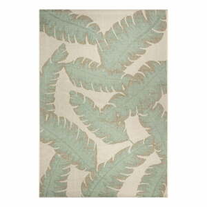 Leaf zöld-bézs kültéri szőnyeg, 140x200 cm - Ragami