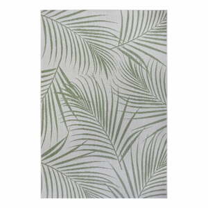 Flora zöld-bézs kültéri szőnyeg, 200x290 cm - Ragami