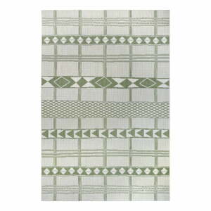 Madrid zöld-bézs kültéri szőnyeg, 80x150 cm - Ragami