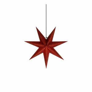 Embla piros karácsonyi függő fénydekoráció, magasság 45 cm - Markslöjd