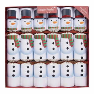 Karácsonyi cracker készlet 6 db-os Racing Snowman - Robin Reed