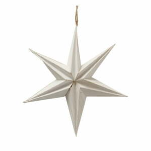 Kassia fehér csillag alakú karácsonyi papír függődísz, ø 20 cm - Boltze