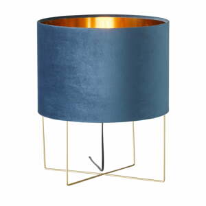 Aura kék asztali lámpa, magasság 43 cm - Fischer & Honsel