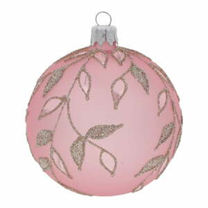 Ornaments 3 db-os világos rózsaszín karácsonyfadísz szett - Ego Dekor