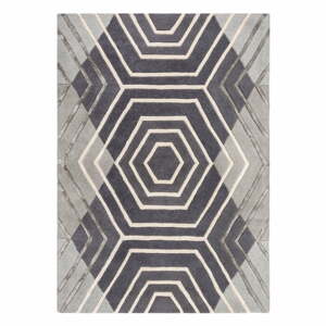 Harlow szürke gyapjú szőnyeg, 160 x 230 cm - Flair Rugs