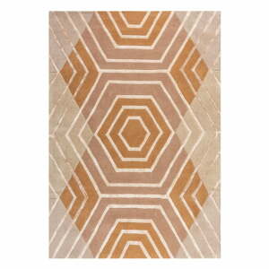 Harlow bézs gyapjú szőnyeg, 120 x 170 cm - Flair Rugs