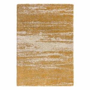 Reza szürke-sárga szőnyeg, 80 x 150 cm - Flair Rugs
