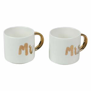 Mr & Mrs 2 db-os porcelán bögre szett, 280 ml - Villa d'Este