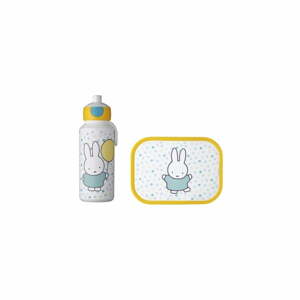Miffy Confetti gyerek uzsonnásdoboz és vizespalack szett - Rosti Mepal