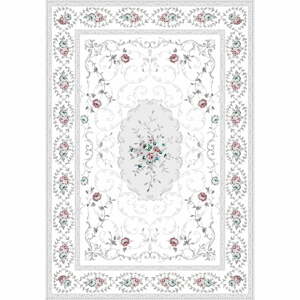 Flora fehér-szürke szőnyeg, 50 x 80 cm - Vitaus