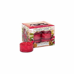 Red Raspberry 12 db-os illatgyertya szett, egyenként 4 óra égési idő - Yankee Candle