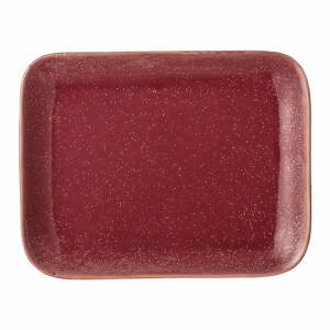 Joelle piros agyagkerámia szervírozó tányér, 31,5 x 24,5 cm - Bloomingville