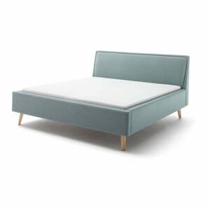 Frieda kék kétszemélyes ágy ráccsal és tárolóhellyel, 160 x 200 cm - Meise Möbel