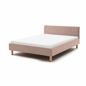Lena világos rózsaszín kétszemélyes ágy, 120 x 200 cm - Meise Möbel
