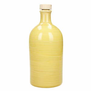 Maiolica sárga olajtartó palack, 500 ml - Brandani