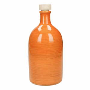 Maiolica narancssárga olajtartó palack, 500 ml - Brandani