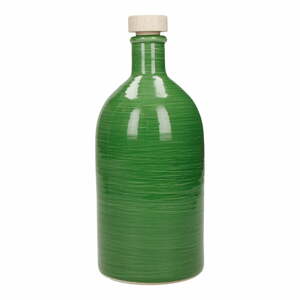 Maiolica zöld olajtartó palack, 500 ml - Brandani