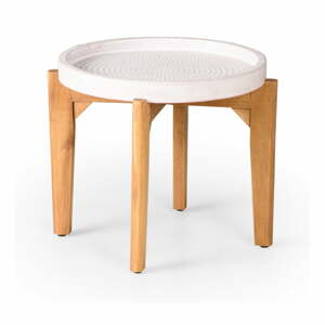 Bari kerti asztal rózsaszín betonlappal, ø 55 cm - Bonami Selection