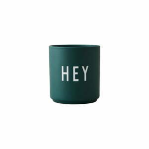 Sötétzöld porcelán bögre 300 ml Hey – Design Letters