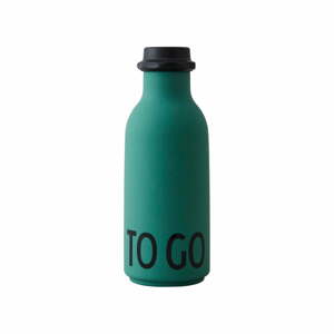 To Go zöld vizes palack, 500 ml - Design Letters