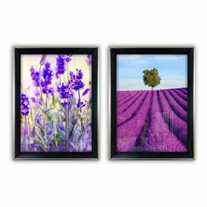 Lavender 2 db-os üvegezett kép készlet, 35 x 45 cm - Vavien Artwork