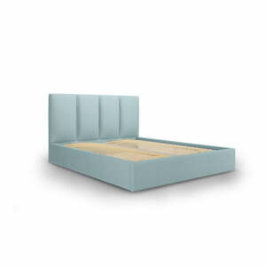 Juniper világoskék kétszemélyes ágy, 140 x 200 cm - Mazzini Beds