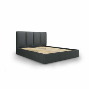 Juniper sötétszürke kétszemélyes ágy, 140 x 200 cm - Mazzini Beds