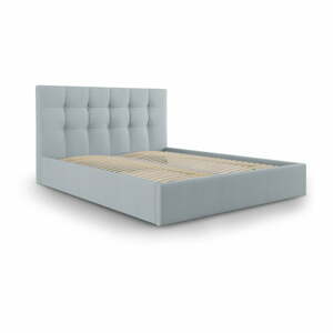 Nerin világoskék kétszemélyes ágy, 140 x 200 cm - Mazzini Beds