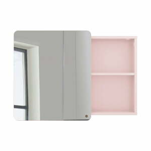Color Bath Large rózsaszín fürdőszobai fali szekrény tükörrel - Tom Tailor