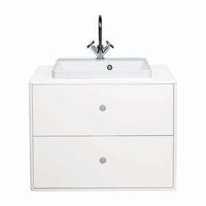 Color Bath fehér szekrény mosdókagylóval, csaptelep nélkül 80x62 cm - Tom Tailor for Tenzo