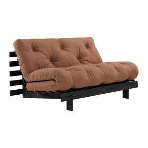 Roots narancssárgás barna kinyitható kanapé 140 cm - Karup Design