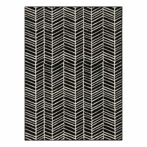 Velvet fekete szőnyeg, 120x170 cm - Ragami